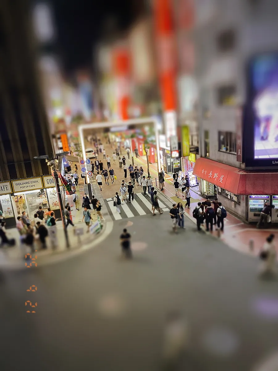 Diorama vibes at night